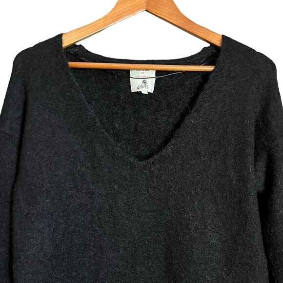 Knitwear by‎ jackpot black wool & mohair blend sweater - Picture 2 of 9